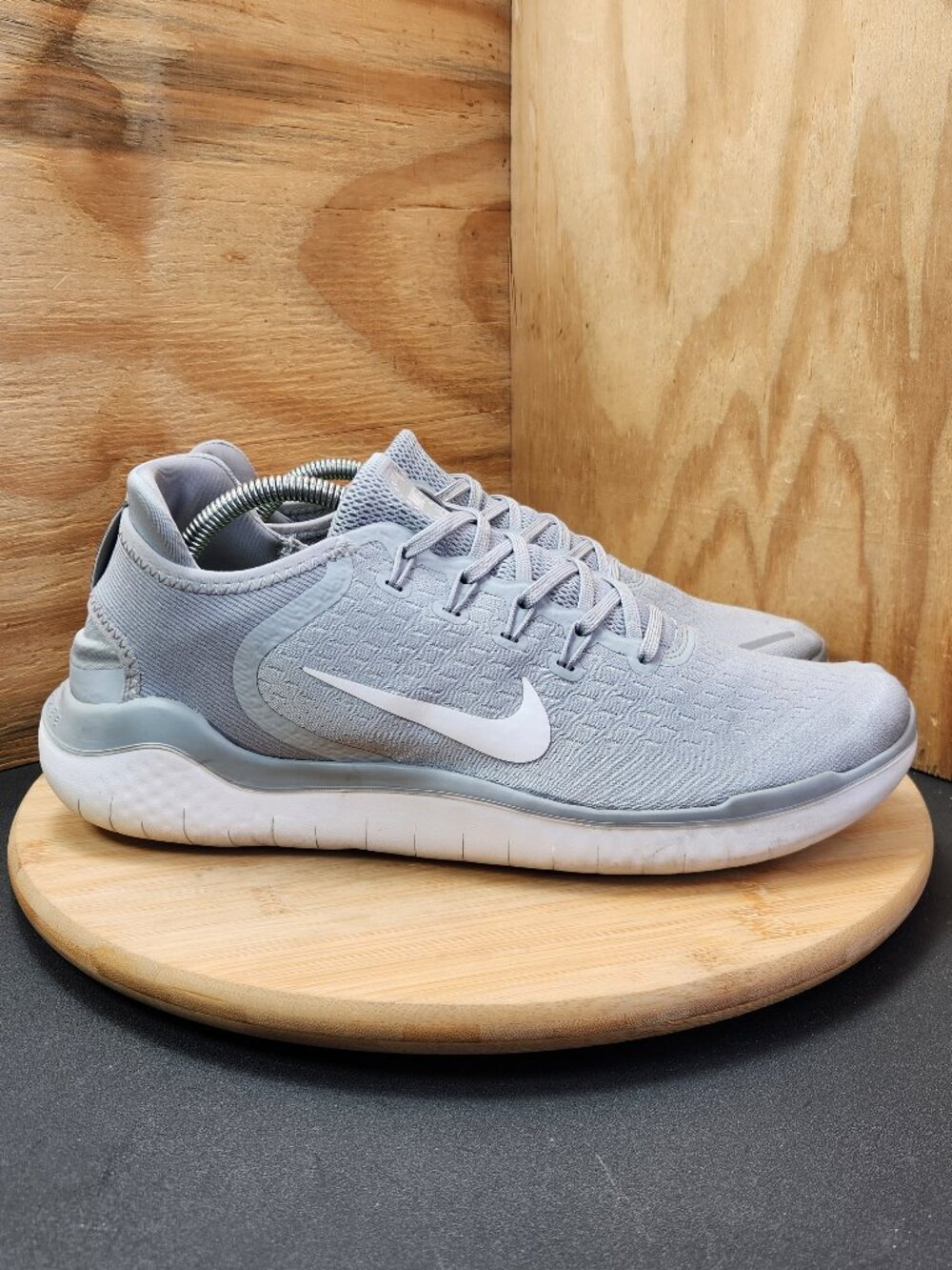 Nike Free RN 2018 Mens Running Shoes Sneakers Size 11.5 Wolf Gray